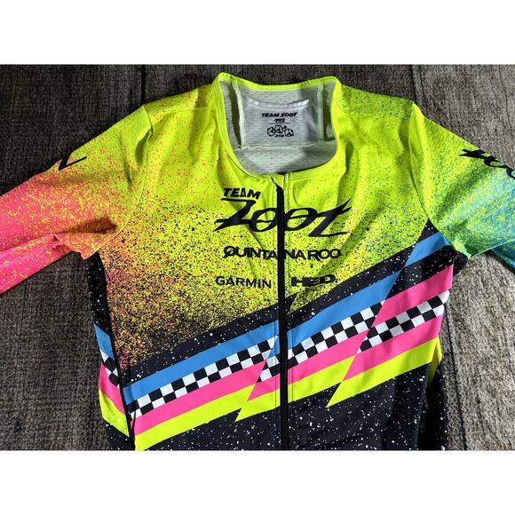 Team Zoot XL Cycling Bib Padded Compression Shorts Racing Cycle - Picture 2 of 11